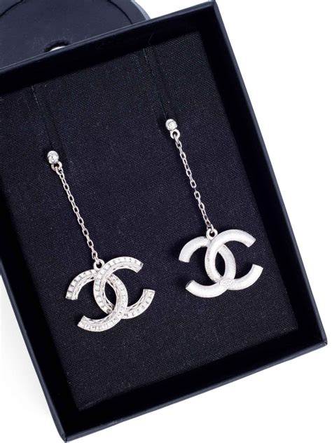 chanel crystal earrings swarovski|swarovski crystal drop earrings wedding.